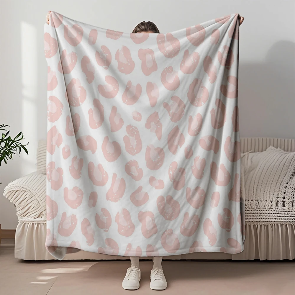 Featured Flannel Cozy Blanket Leopard Print Pink And Collection Ethnic Tribal Quilt Double-sided Throw With Skin-friendly
Featured Flannel Cozy Blanket Leopard Print Pink And Collection Ethnic Tribal Quilt Double-sided Throw With Skin-friendly