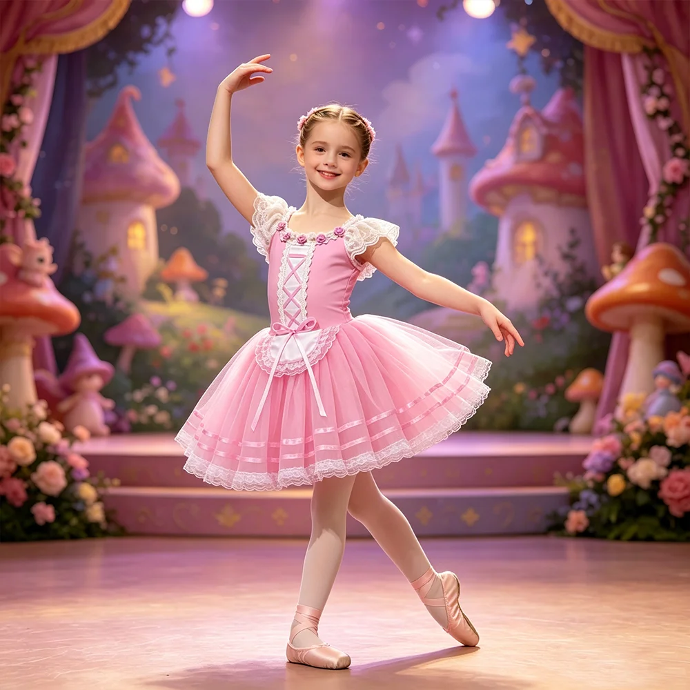 Girls Ballet Tutu Dress & Leotard Set Kids Summer Dance Costume Skirt Ballerina Outfit for Recital Performance Party Dress
Girls Ballet Tutu Dress & Leotard Set Kids Summer Dance Costume Skirt Ballerina Outfit for Recital Performance Party Dress