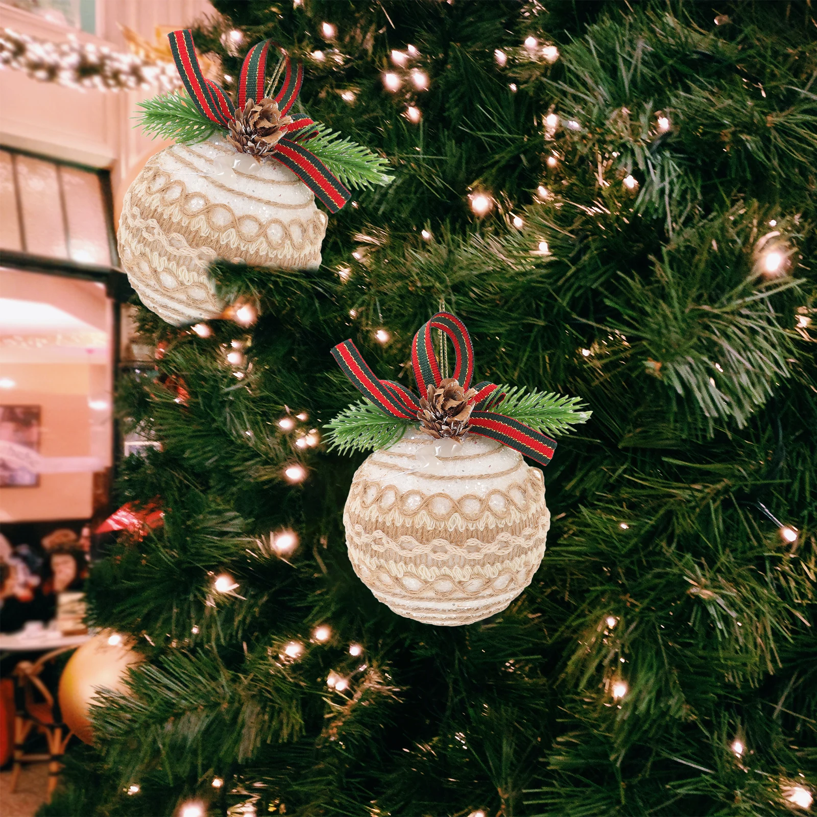 3Pcs Christmas Ball Pendants Lightweight Hanging Decoration Xmas Tree Ornaments Reusable Holiday Party Decor Christmas Balls
3Pcs Christmas Ball Pendants Lightweight Hanging Decoration Xmas Tree Ornaments Reusable Holiday Party Decor Christmas Balls