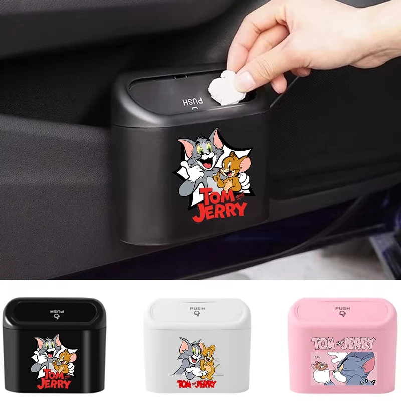 Tom and Jerry Car Trash Can Seat Back Bin with Cover Multifunction Bedroom Trash Can Cartoon Garbage Can Home Desk Storage Box
Tom and Jerry Car Trash Can Seat Back Bin with Cover Multifunction Bedroom Trash Can Cartoon Garbage Can Home Desk Storage Box