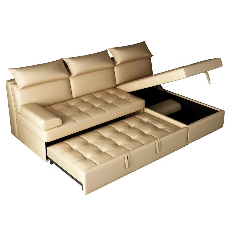 Good Quality l Shape Leather Storage Corner Wooden Home Furniture Foldable Sofa Come Bed for Living Room
Good Quality l Shape Leather Storage Corner Wooden Home Furniture Foldable Sofa Come Bed for Living Room