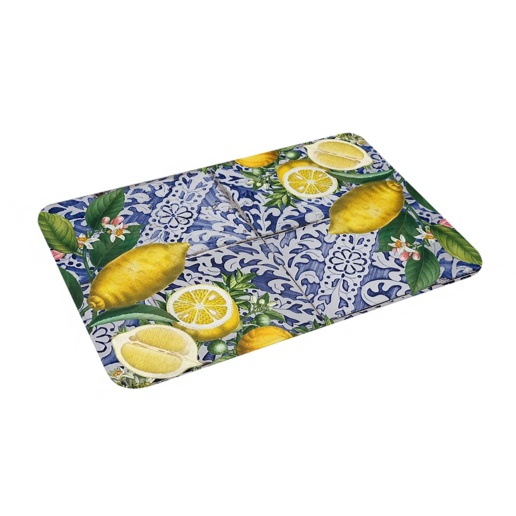 Mediterranean Lemons Summer Portuguese Tiles Anti-slip Doormat Floor Mat Rug for Kitchen Entrance Home Balcony Footpad Mats
Mediterranean Lemons Summer Portuguese Tiles Anti-slip Doormat Floor Mat Rug for Kitchen Entrance Home Balcony Footpad Mats