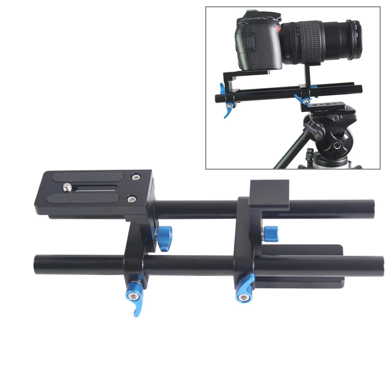 YEANGU D15mm Quick Release Camera Rail Rod Bracket For Canon Nikon Sony SLR Cameras, 12cm Length, with 1/4 3/8 Screw Hole
YEANGU D15mm Quick Release Camera Rail Rod Bracket For Canon Nikon Sony SLR Cameras, 12cm Length, with 1/4 3/8 Screw Hole