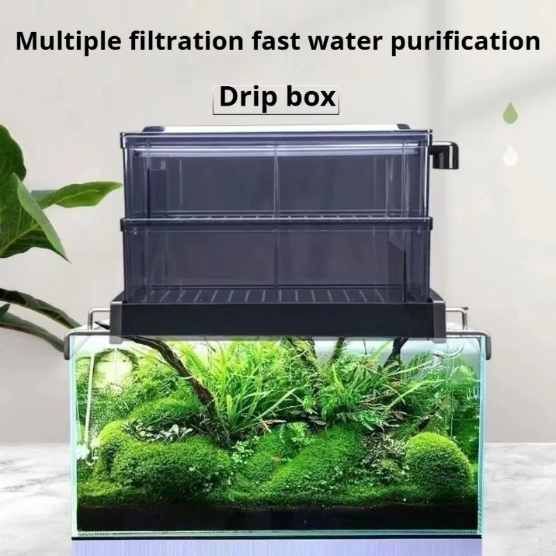 Aquarium External Filter Box Upper Fish Tank Drip Box Drawer Small Turtle Tank Filter Box Cultivation Chamber Pet Supplies
Aquarium External Filter Box Upper Fish Tank Drip Box Drawer Small Turtle Tank Filter Box Cultivation Chamber Pet Supplies