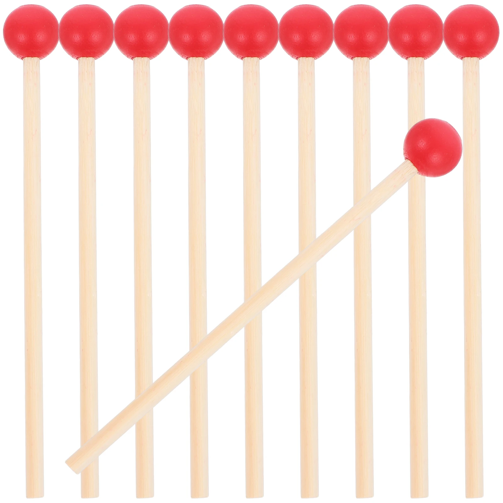 12pcs Wooden Drumsticks Durable Mallets Bass Drum Sticks Wood Handles Long Grip High-Density Percussion Instrument Accessories
12pcs Wooden Drumsticks Durable Mallets Bass Drum Sticks Wood Handles Long Grip High-Density Percussion Instrument Accessories