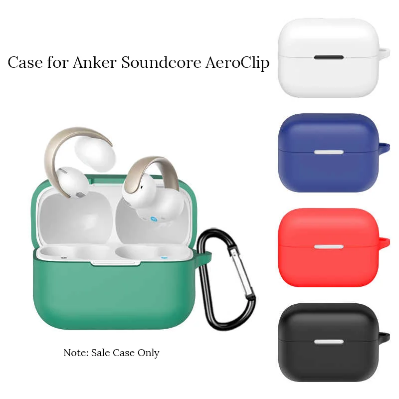 Чехол для беспроводных наушников Anker Soundcore AeroClip с карабином, силиконовый противоударный защитный чехол, аксессуары для наушников
Чехол для беспроводных наушников Anker Soundcore AeroClip с карабином, силиконовый противоударный защитный чехол, аксессуары для наушников