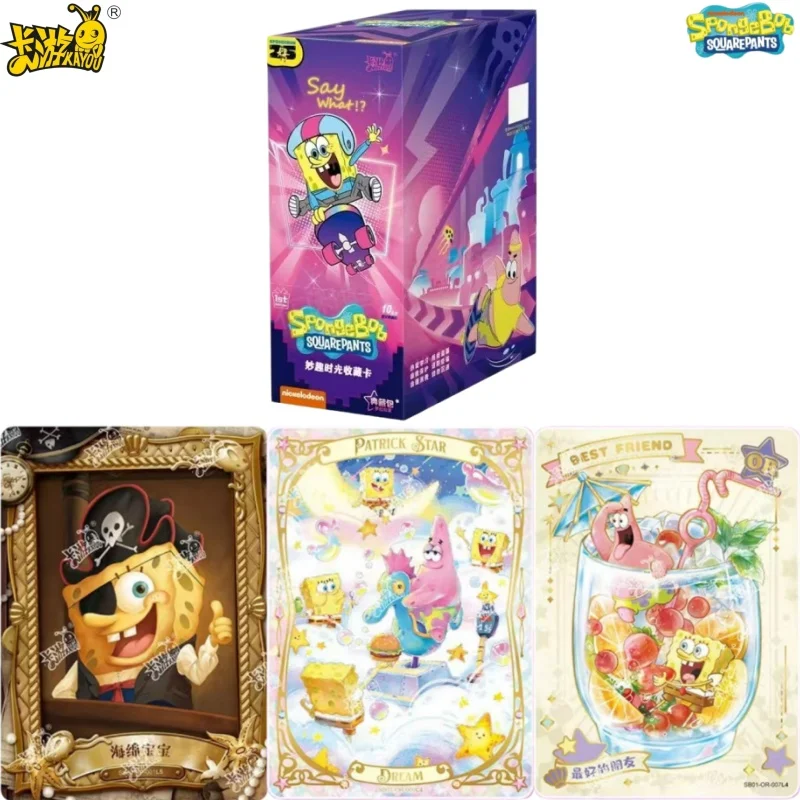 KAYOU Genuine SpongeBob Card Book Reservation Bag 1ND Comic Cartoon Movie Periphery Collect Card Toy for Children Holiday Gift
KAYOU Genuine SpongeBob Card Book Reservation Bag 1ND Comic Cartoon Movie Periphery Collect Card Toy for Children Holiday Gift