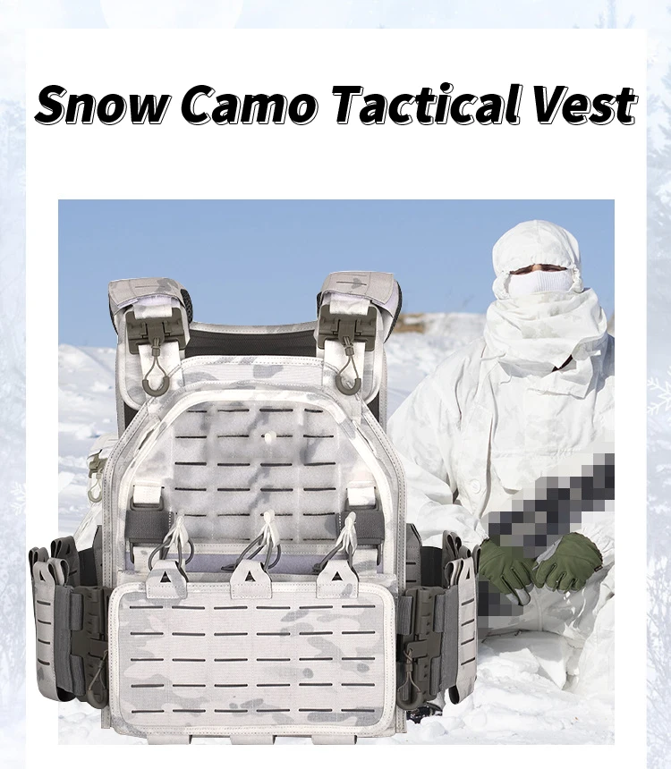 Tactical Vest Outdoor Vest Multi-functional Field Wear-resistant Snow Camouflage
Tactical Vest Outdoor Vest Multi-functional Field Wear-resistant Snow Camouflage