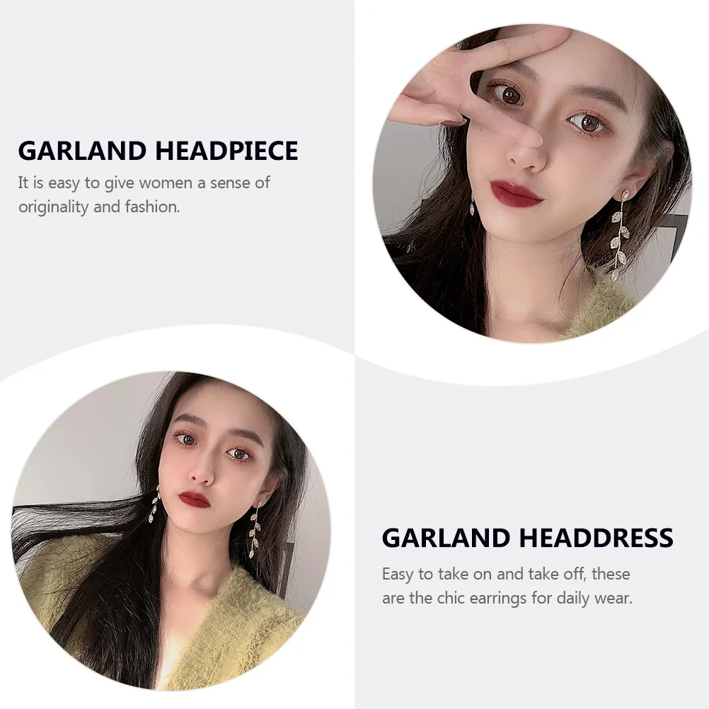 1 Pair Women Tassel Earrings Chic Fashionable Party Ear Accessory Creative Leaf Design Pendant Ear Ornament For Wife Girlfriend
1 Pair Women Tassel Earrings Chic Fashionable Party Ear Accessory Creative Leaf Design Pendant Ear Ornament For Wife Girlfriend