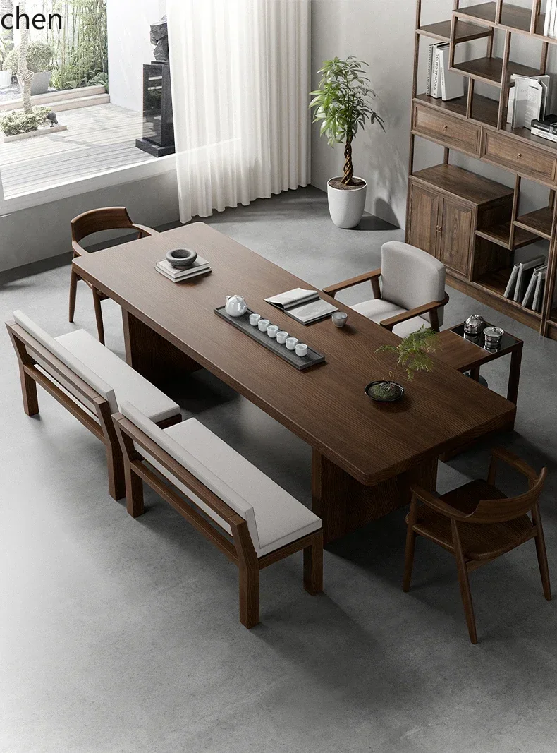 b7- Solid Wood Large Board Tea Table and Chair Set High-end Living Room Home Office Reception Tea Table
b7- Solid Wood Large Board Tea Table and Chair Set High-end Living Room Home Office Reception Tea Table