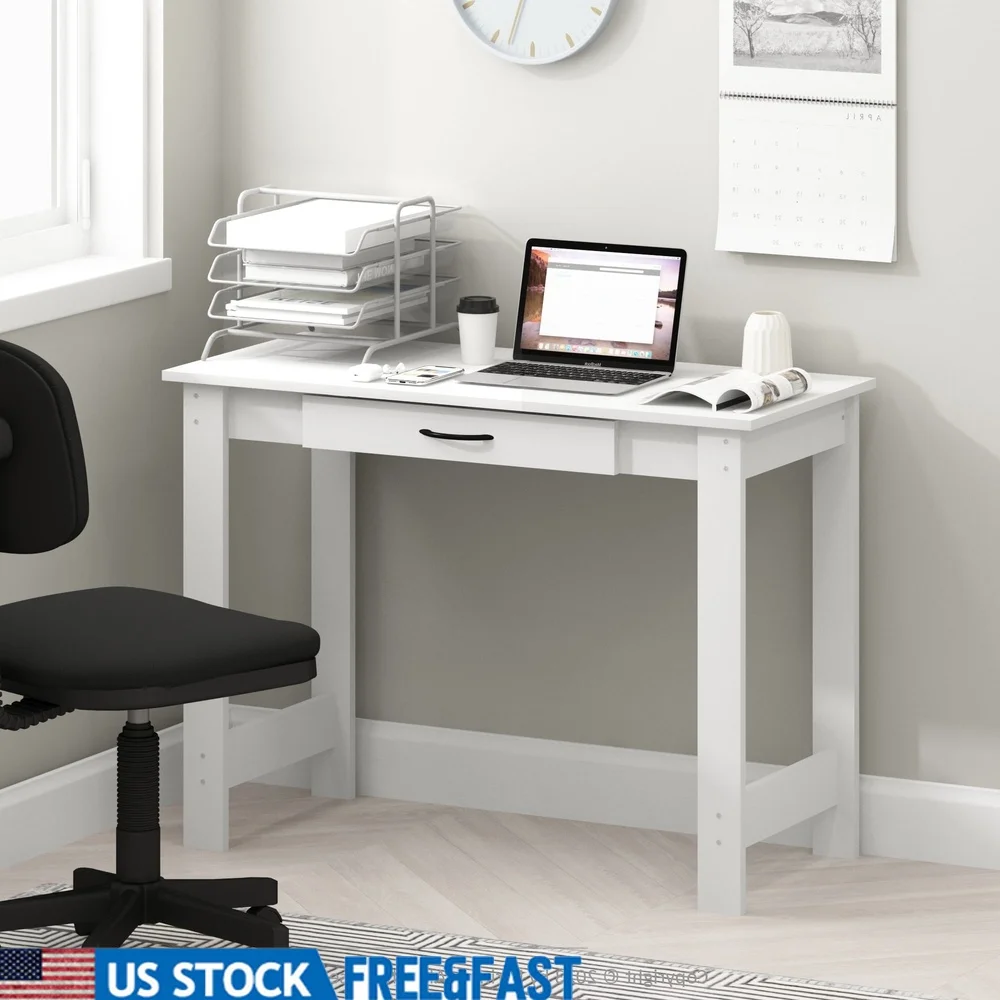 Modern Writing Desk with Drawer Space Saving Compact Study Workstation Computer Desk Lightweight Durable Wood Design
Modern Writing Desk with Drawer Space Saving Compact Study Workstation Computer Desk Lightweight Durable Wood Design