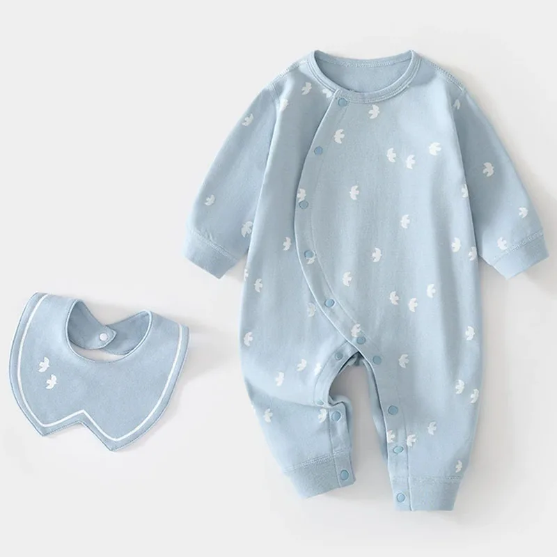 2Piece Sets Spring Autumn Baby Girl Clothes Korean Casual Cute Print Cotton Long Sleeve Toddler Romper+Bibs Newborn Items B474
2Piece Sets Spring Autumn Baby Girl Clothes Korean Casual Cute Print Cotton Long Sleeve Toddler Romper+Bibs Newborn Items B474