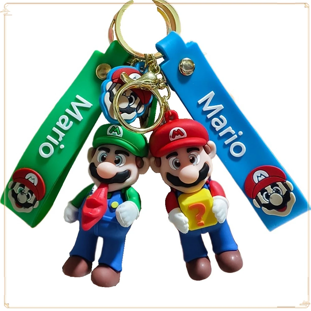 Creative NEW Mario Keychain Cute Super Mario Different Shaped Doll Keychain Pendants Car Keychain Bag Pendant Children's Gifts
Creative NEW Mario Keychain Cute Super Mario Different Shaped Doll Keychain Pendants Car Keychain Bag Pendant Children's Gifts