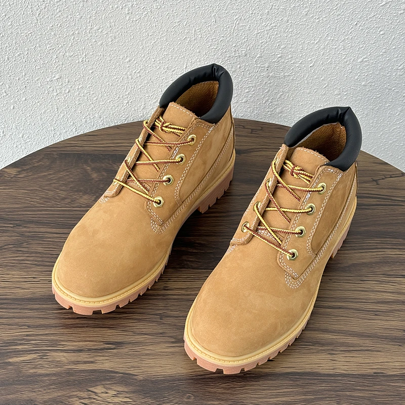British Style Retro Men Work Boots Genuine Leather Comfortable Outdoor Hiking Desert Boots High-quality High-top Shoes
British Style Retro Men Work Boots Genuine Leather Comfortable Outdoor Hiking Desert Boots High-quality High-top Shoes