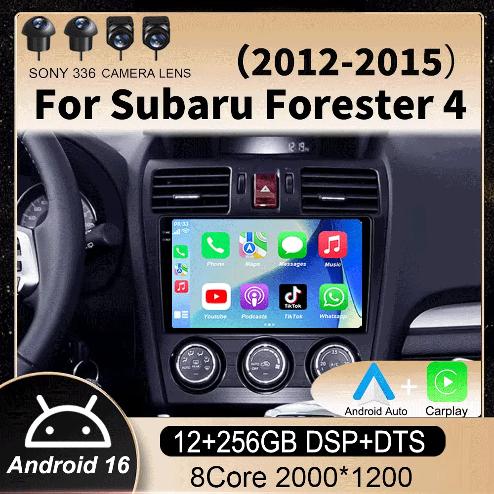 Android 16Carplay Car Radio For Subaru Forester 4 WRX SJ XV 2012-2015 Multimedia Video Player Navigation Stereo Head Unit 2din
Android 16Carplay Car Radio For Subaru Forester 4 WRX SJ XV 2012-2015 Multimedia Video Player Navigation Stereo Head Unit 2din