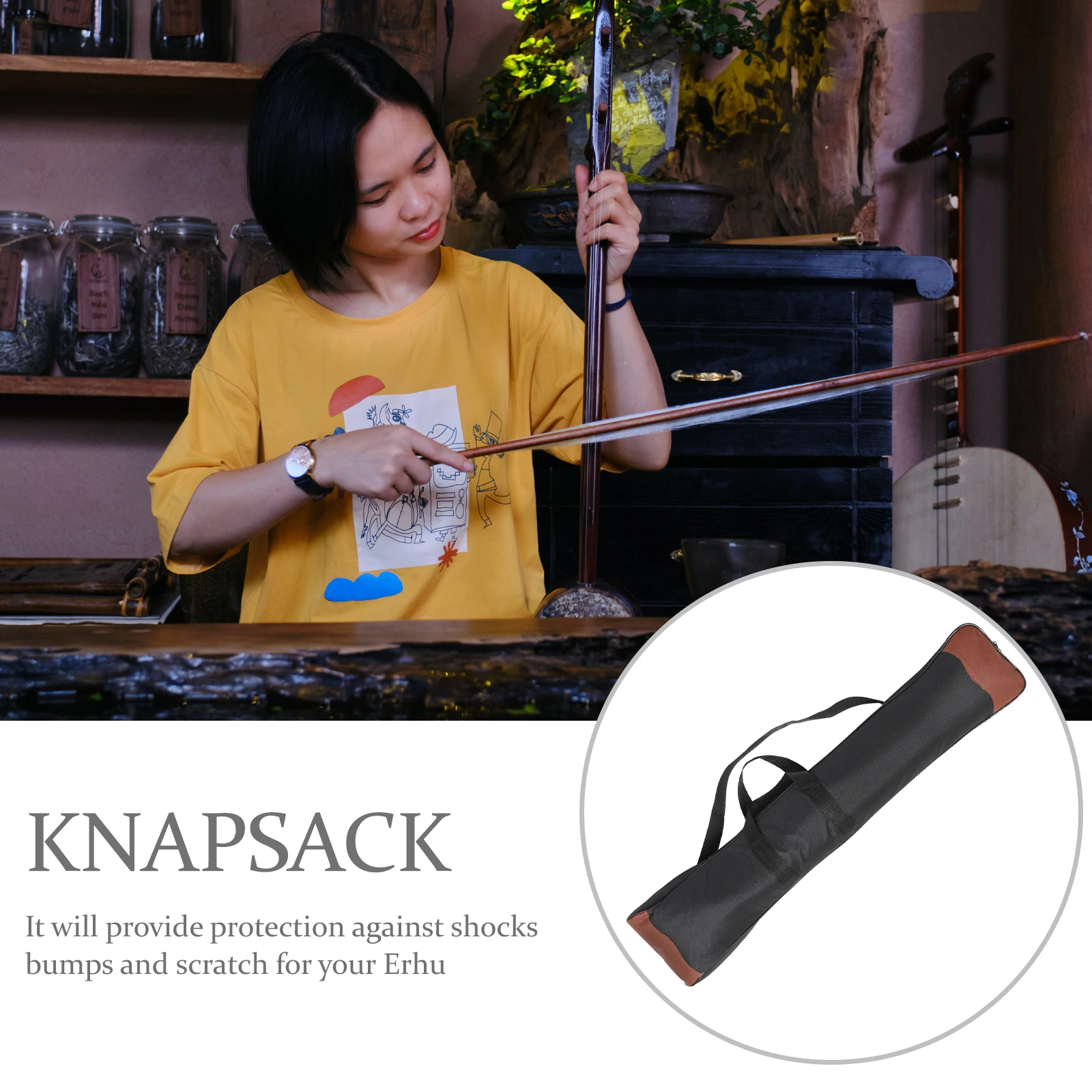 1 Pcs Exquisite Oxford Erhu Carrying Bag Anti-Scratch Erhu Storage Case Comfortable Texture Practical
1 Pcs Exquisite Oxford Erhu Carrying Bag Anti-Scratch Erhu Storage Case Comfortable Texture Practical