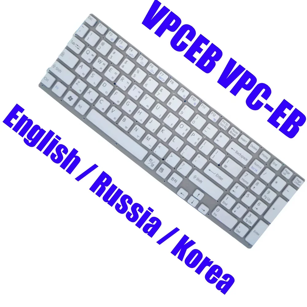 Клавиатура для ноутбука SONY VPC-EB VPCEB V111678A-USA, английская, Россия, Корея, США, RU KR, белая, новая
Клавиатура для ноутбука SONY VPC-EB VPCEB V111678A-USA, английская, Россия, Корея, США, RU KR, белая, новая