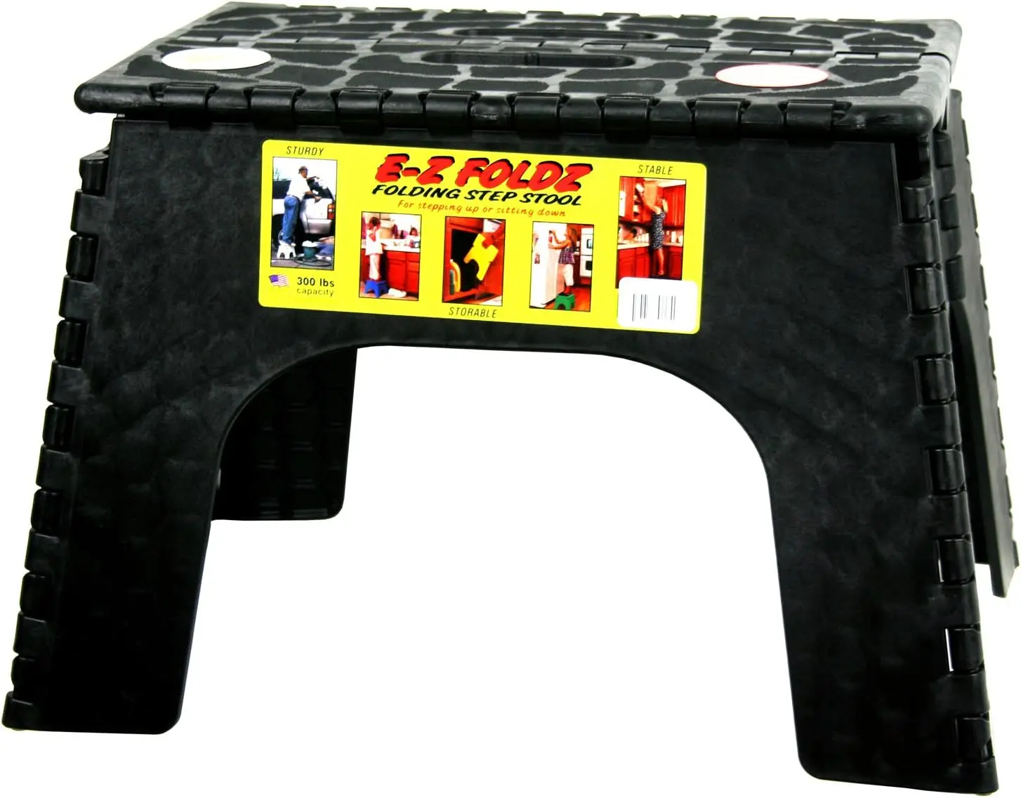 104-6BK Black 12" EZ Foldz Step Stool
104-6BK Black 12" EZ Foldz Step Stool