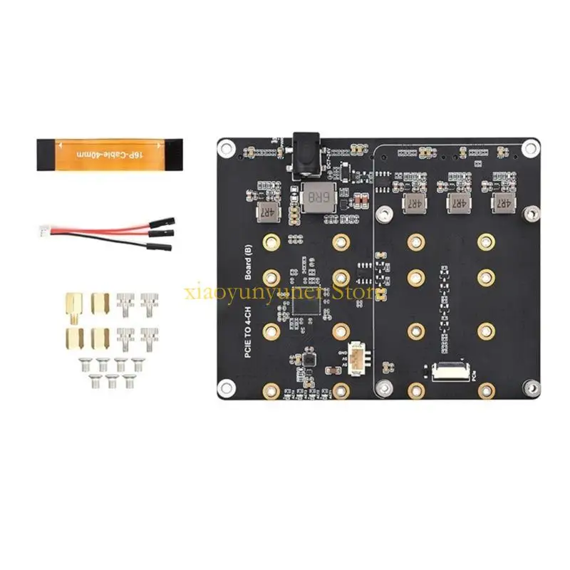 PCIe to 4CH M.2 NVMe 4 Port SSD Board with LED Light M.2 Hard Drives Adapter Card for RPI 5 2280/2260/2242/2230 P9JB
PCIe to 4CH M.2 NVMe 4 Port SSD Board with LED Light M.2 Hard Drives Adapter Card for RPI 5 2280/2260/2242/2230 P9JB
