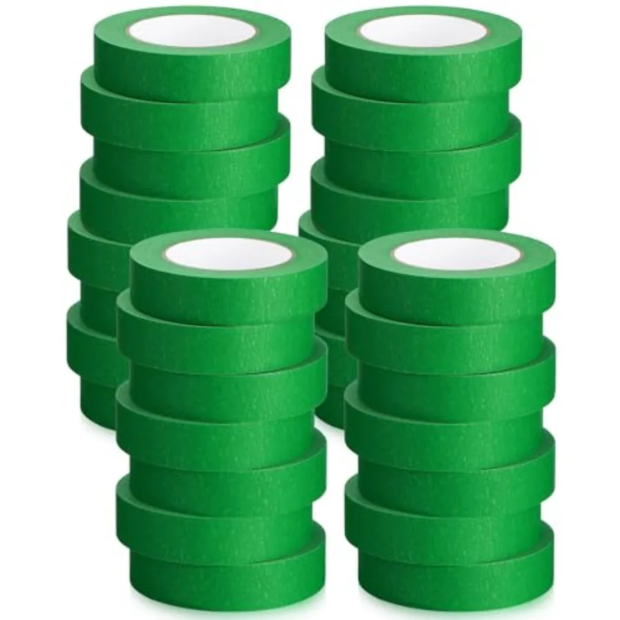 Pcs Green Painters Masking Tape Bulk Inch x 55 Yard General Purpose Paint Band Removable Adhesive Tape Multi Surface Roll for P
Pcs Green Painters Masking Tape Bulk Inch x 55 Yard General Purpose Paint Band Removable Adhesive Tape Multi Surface Roll for P
