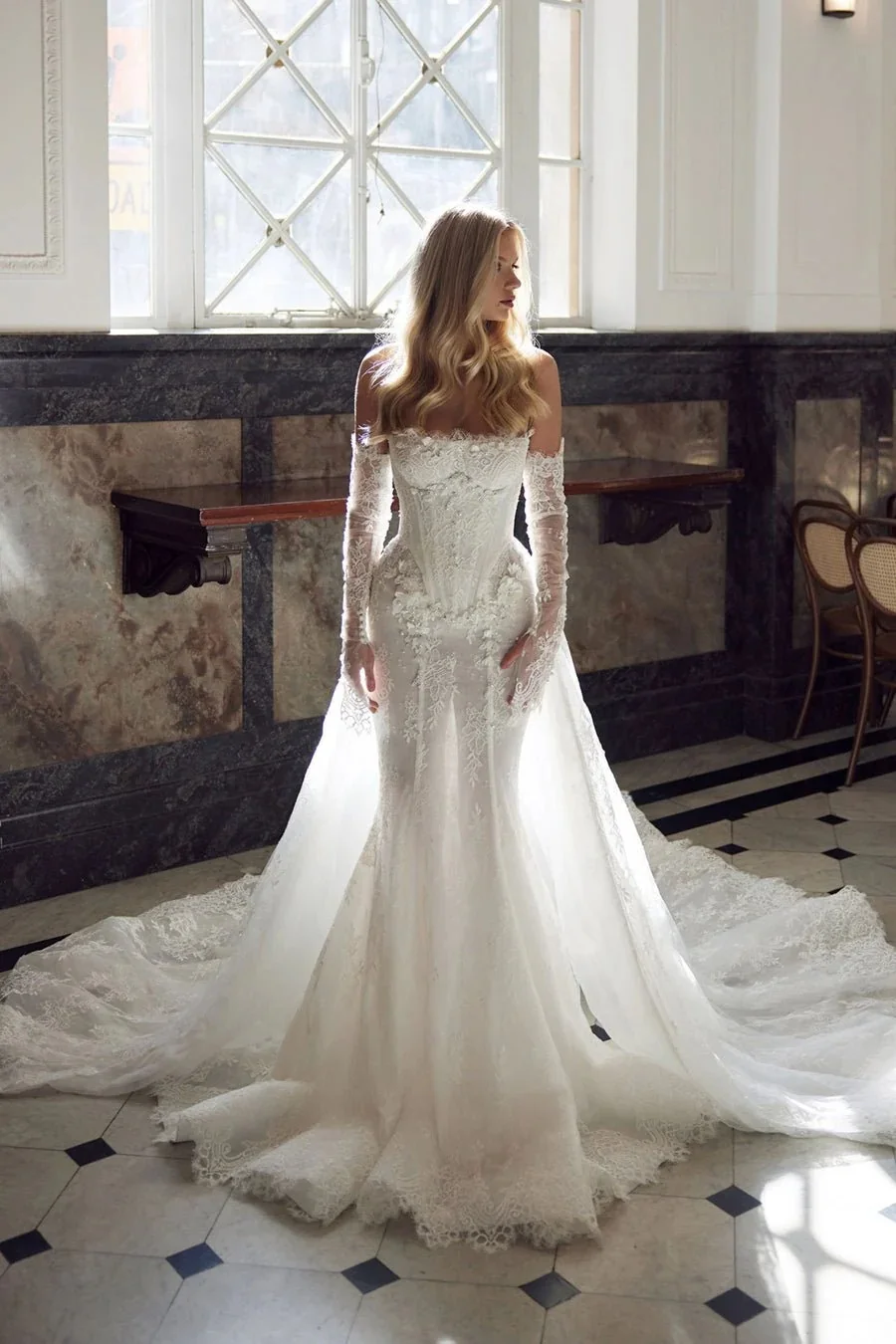 Wedding Dress Mermaid Lace Mangas Desmontables Novia Long Sleeve Vestidos Falda Desmontable Elegantes Curvy Bespoke Abito Sposa
Wedding Dress Mermaid Lace Mangas Desmontables Novia Long Sleeve Vestidos Falda Desmontable Elegantes Curvy Bespoke Abito Sposa