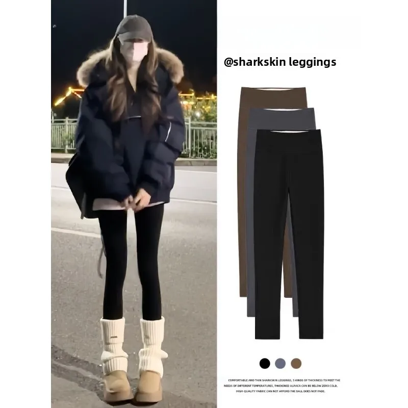 High Waist Fce Lined arkskin Yoga Pants Women's Autumn Winter plus Size Slimming Tummy Control Leggings Casual Wear
High Waist Fce Lined arkskin Yoga Pants Women's Autumn Winter plus Size Slimming Tummy Control Leggings Casual Wear