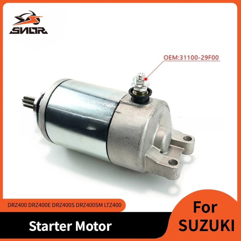 Аксессуары для двигателя SNOR, стартер мотоцикла для SUZUKI DRZ400 DRZ400E DRZ400S DRZ400SM LTZ400 STARTING (31100-29F00)
Аксессуары для двигателя SNOR, стартер мотоцикла для SUZUKI DRZ400 DRZ400E DRZ400S DRZ400SM LTZ400 STARTING (31100-29F00)