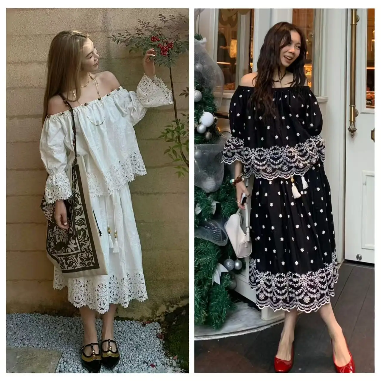 Fashionable Otd Embroidered One Shoulder Top And Long Skirt Set French Style Loose Fit Cotton Bell Sleeve UV Protection
Fashionable Otd Embroidered One Shoulder Top And Long Skirt Set French Style Loose Fit Cotton Bell Sleeve UV Protection