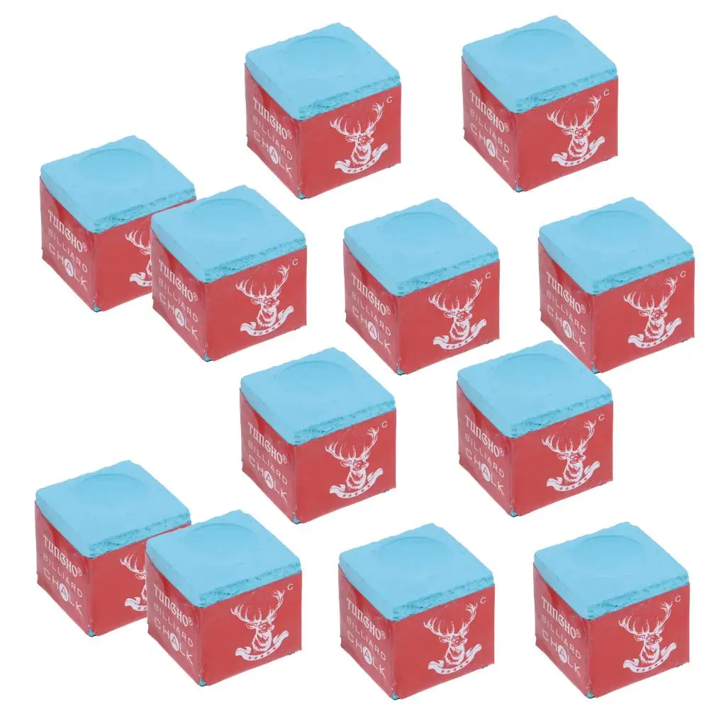 Мел для кия, 12 шт., профессиональный мел для бильярдного бассейна, карбонат кальция для плавного съемки в снукере и бассейне
Мел для кия, 12 шт., профессиональный мел для бильярдного бассейна, карбонат кальция для плавного съемки в снукере и бассейне