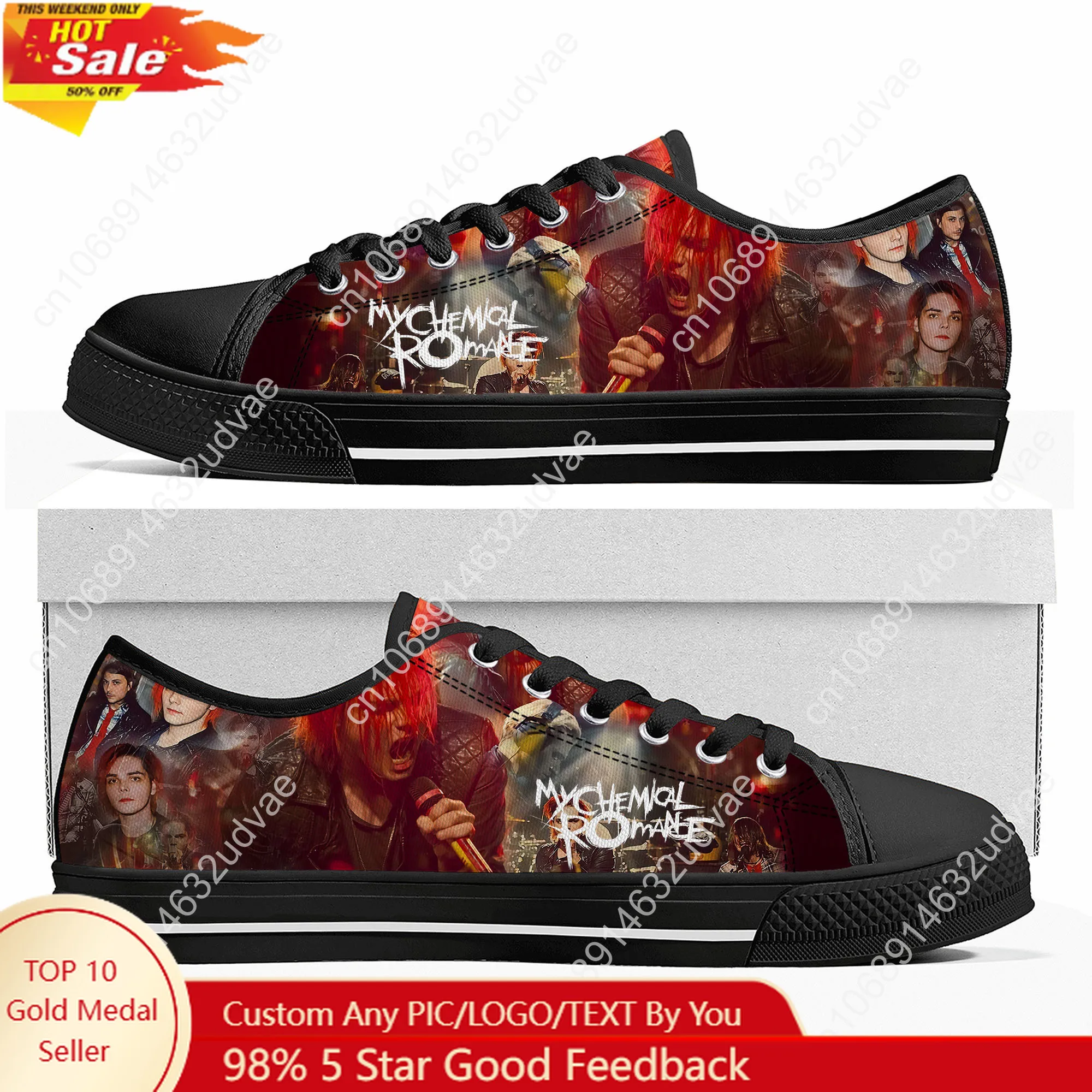 My Chemical Romance Low Top Shoes Man Woman Teenager Canvas Casual Sneaker Sneakers Couple Footwear Custom Shoe Unisex Black
My Chemical Romance Low Top Shoes Man Woman Teenager Canvas Casual Sneaker Sneakers Couple Footwear Custom Shoe Unisex Black