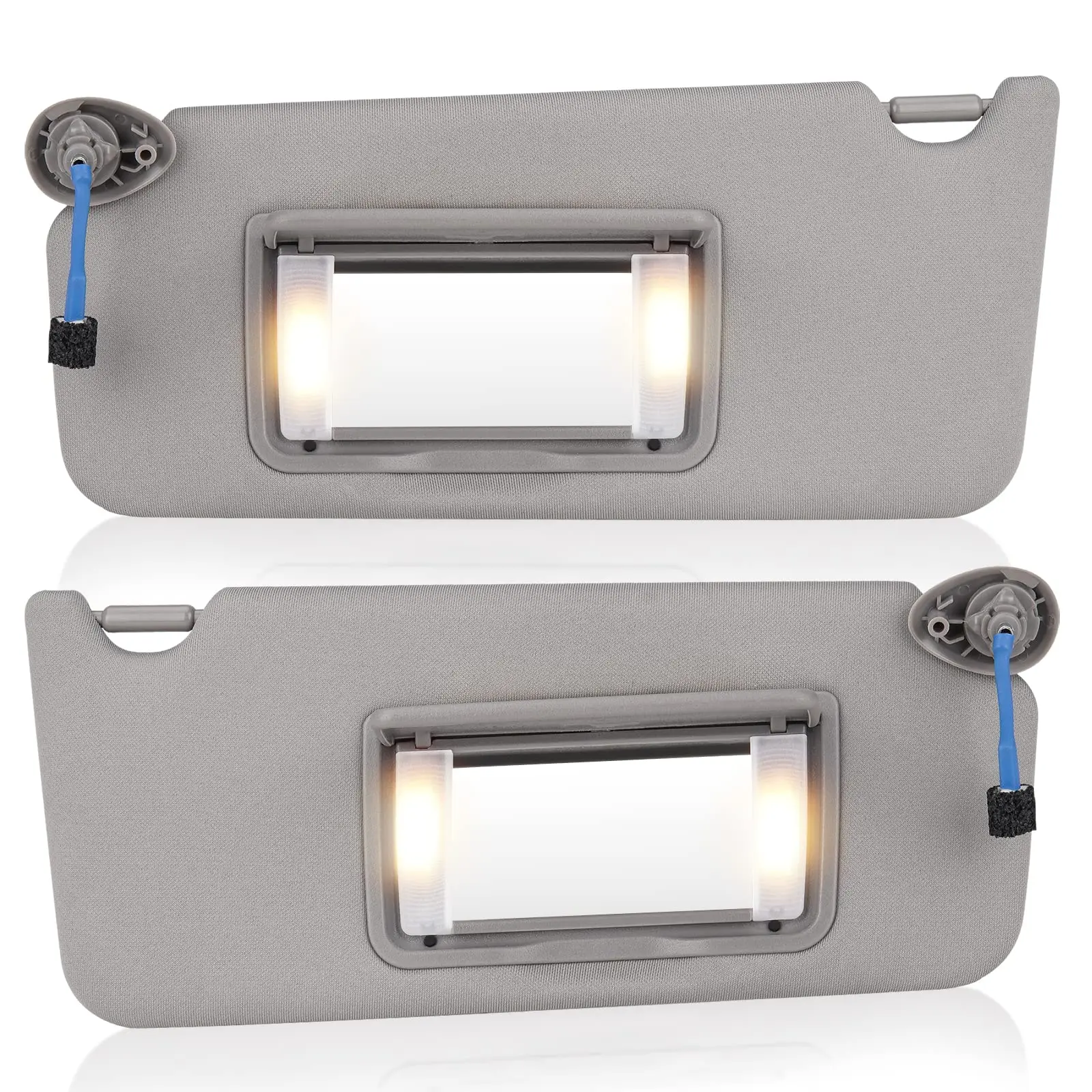 Gray Driver And Passenger Sun Visor With Light For Honda Accord 2008-2017
Gray Driver And Passenger Sun Visor With Light For Honda Accord 2008-2017