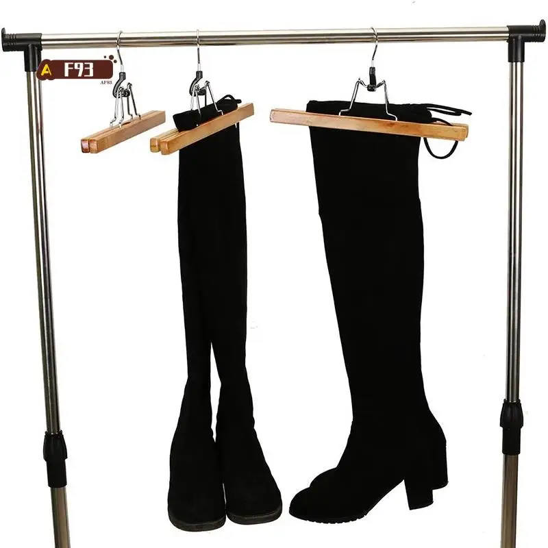 AF93-8 Piece Wooden Series Slack Hangers Non-Slip Wood Pants Hangers With 360 Degree Rotation Anti-Rust Hook Clip Hangers For Pa
AF93-8 Piece Wooden Series Slack Hangers Non-Slip Wood Pants Hangers With 360 Degree Rotation Anti-Rust Hook Clip Hangers For Pa