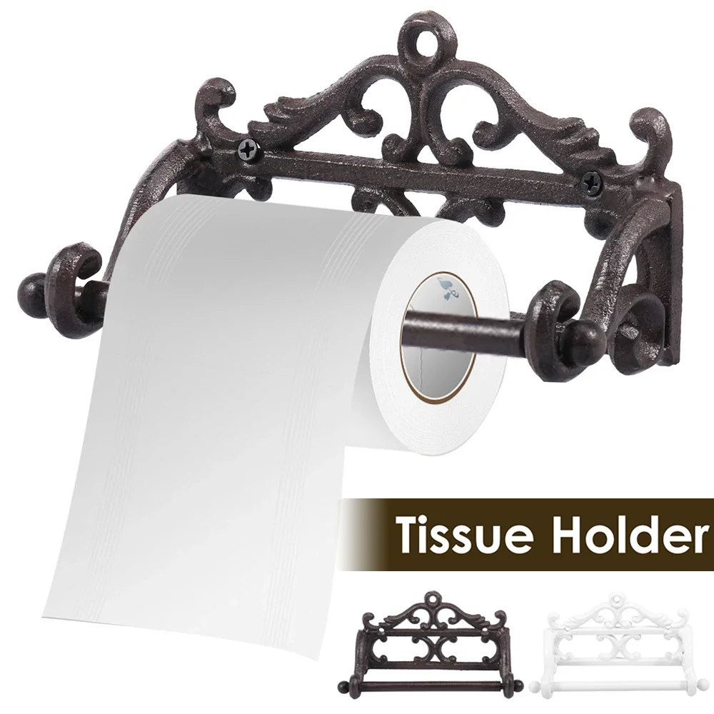 Toilet Paper Roll Holder Metal Wall Mounted Tissue Holder European Vintage Design Toilet Paper Holder for Bathroom Decoration
Toilet Paper Roll Holder Metal Wall Mounted Tissue Holder European Vintage Design Toilet Paper Holder for Bathroom Decoration