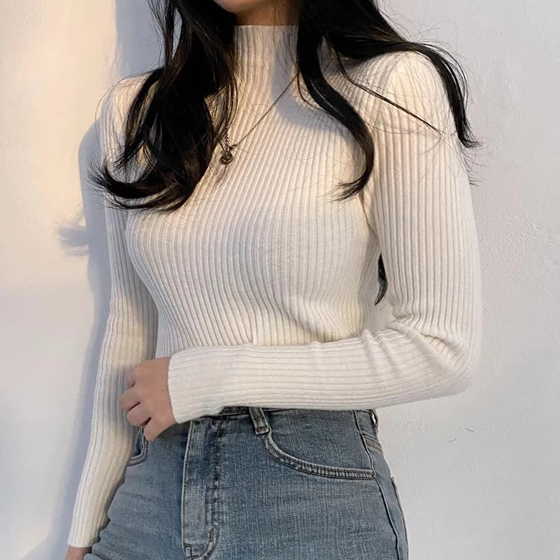 Chic Autumn Winter Soft Long Sve Knitted Base irt f High Ne Slimming Women's Sweater Versatile Basic Sle Commute ...
Chic Autumn Winter Soft Long Sve Knitted Base irt f High Ne Slimming Women's Sweater Versatile Basic Sle Commute ...