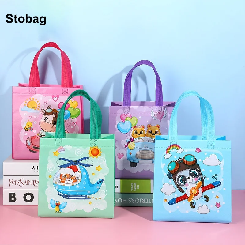 StoBag 8/20pcs Cartoon Plane Non-woven Gift Tote Bags Kids Handbag Fabric Packaging Waterproof Storage Reusable Pouch Party
StoBag 8/20pcs Cartoon Plane Non-woven Gift Tote Bags Kids Handbag Fabric Packaging Waterproof Storage Reusable Pouch Party