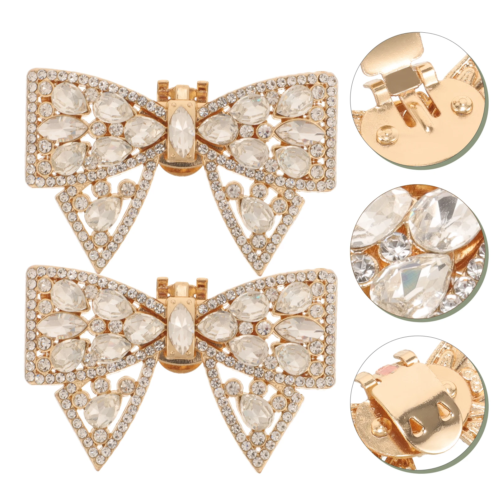 1 Pair Bowknot Clips Removable Rhinestone Buckles Elegant Wedding Decor Diy Style Pumps Heel Embellishments Accessories For
1 Pair Bowknot Clips Removable Rhinestone Buckles Elegant Wedding Decor Diy Style Pumps Heel Embellishments Accessories For