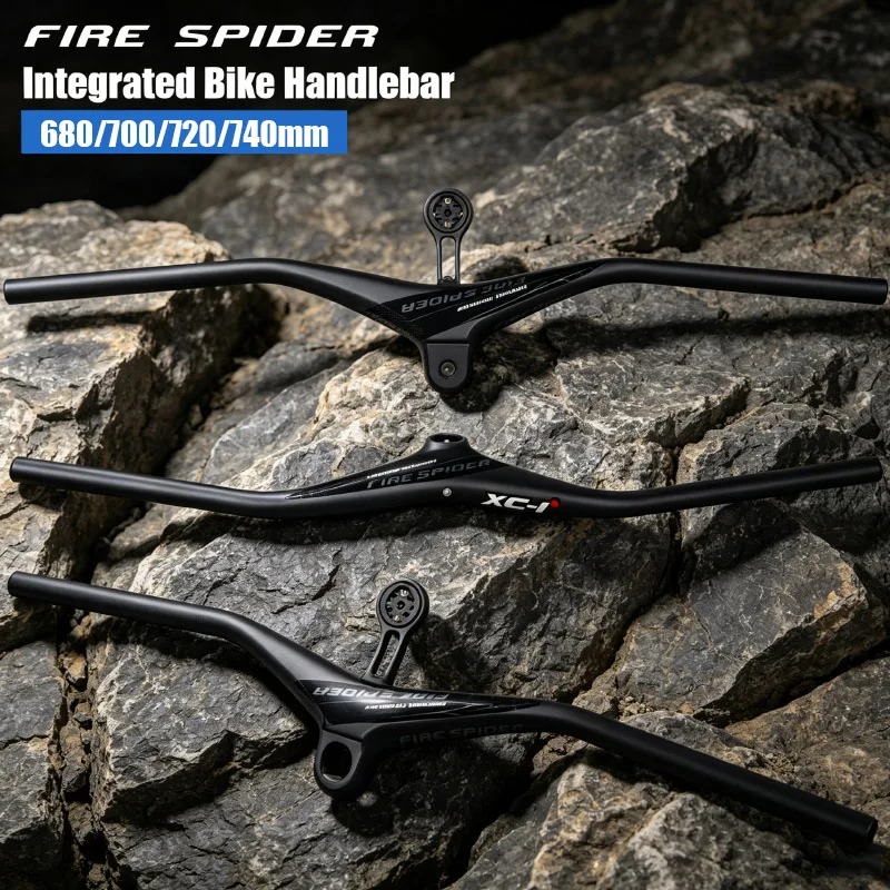 FIRE SPDIER Mountain XC Bicycle Handlebar Integrated Bike Handlebar 680/700/720/740mm Carbon Fiber Bike Handle Bar Cycling Bar
FIRE SPDIER Mountain XC Bicycle Handlebar Integrated Bike Handlebar 680/700/720/740mm Carbon Fiber Bike Handle Bar Cycling Bar