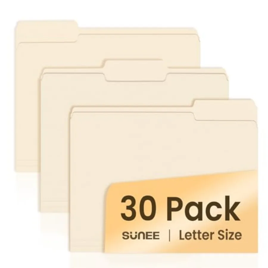 File Folders, Pack Manilla Folders 8.5 x 11, Tab for Easy Labeling and Organization, Durable Standard Paper for Home, Office, S
File Folders, Pack Manilla Folders 8.5 x 11, Tab for Easy Labeling and Organization, Durable Standard Paper for Home, Office, S