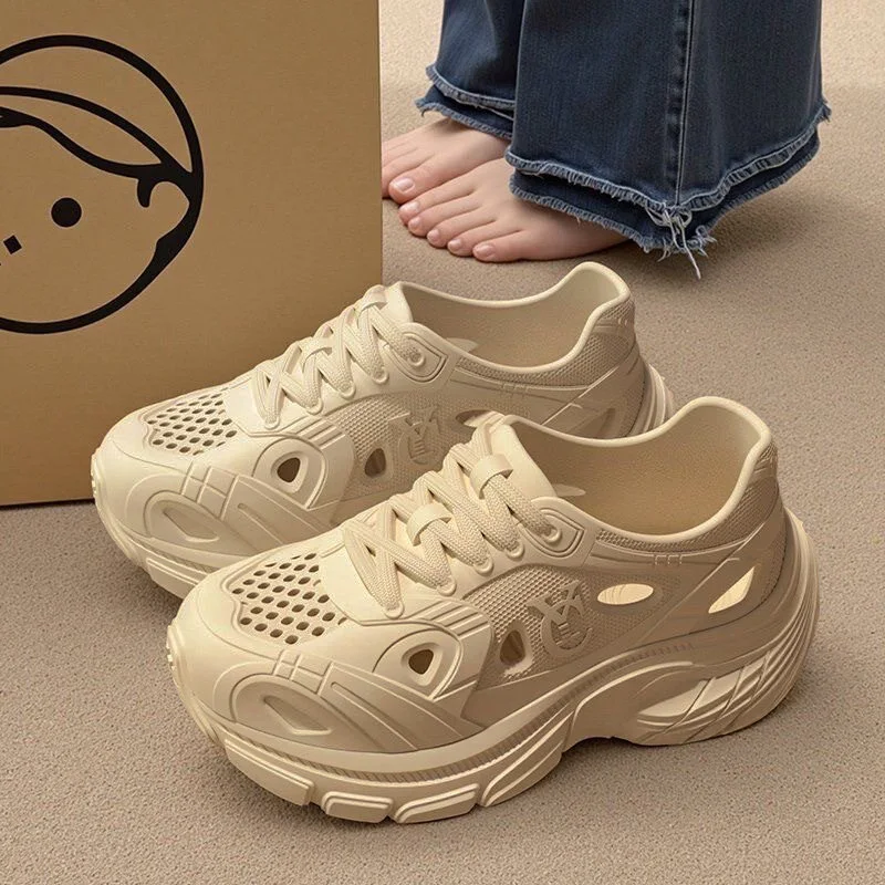 Spring New Breathable Closed Toe EVA Sandals Women Fashion Thick Sole Platform Sports Shoes Woman Outdoor Non Slip Wading Shoes
Spring New Breathable Closed Toe EVA Sandals Women Fashion Thick Sole Platform Sports Shoes Woman Outdoor Non Slip Wading Shoes