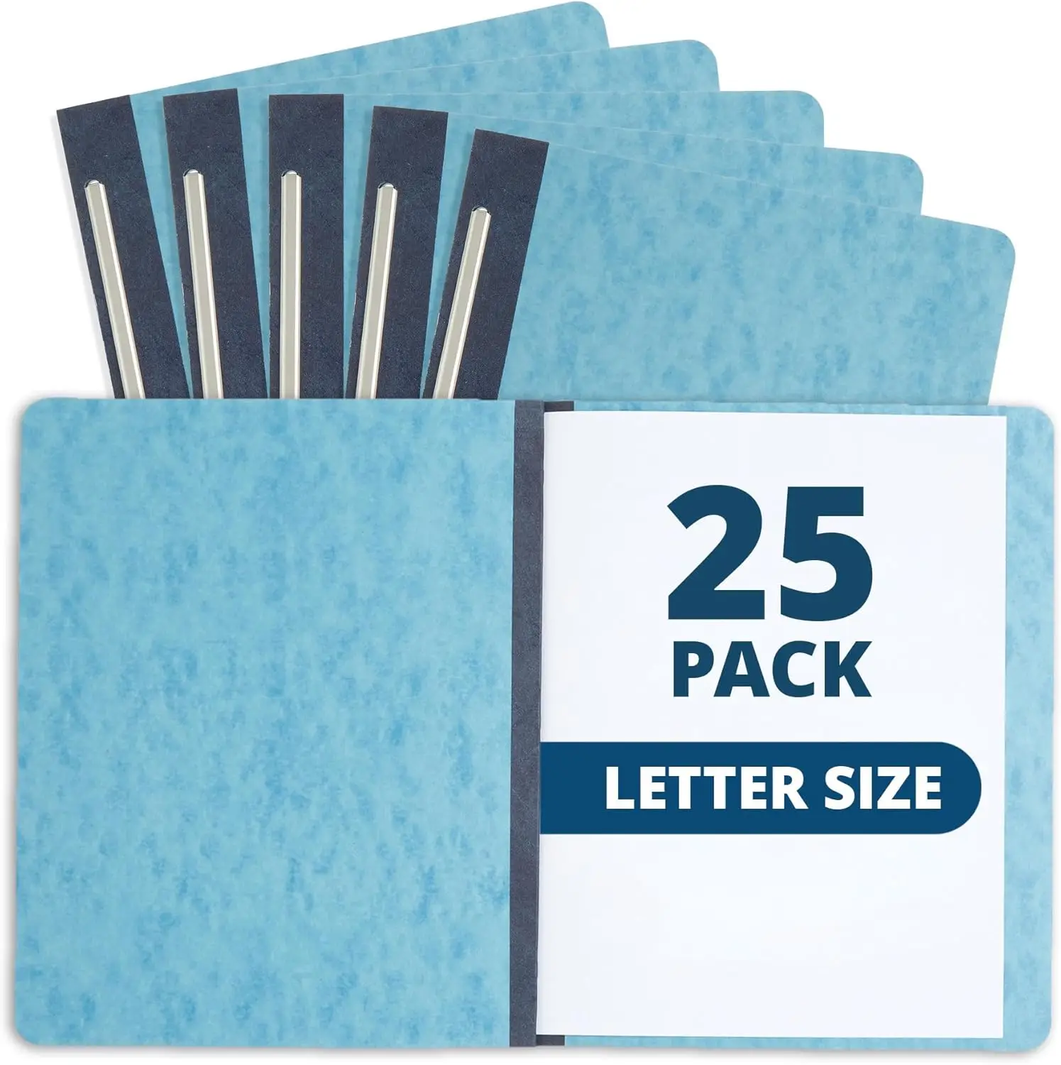 25 Pack Light Blue Pressboard Report Covers, Letter Size 8.5x11, 3 Inch Capacity for Documents
25 Pack Light Blue Pressboard Report Covers, Letter Size 8.5x11, 3 Inch Capacity for Documents