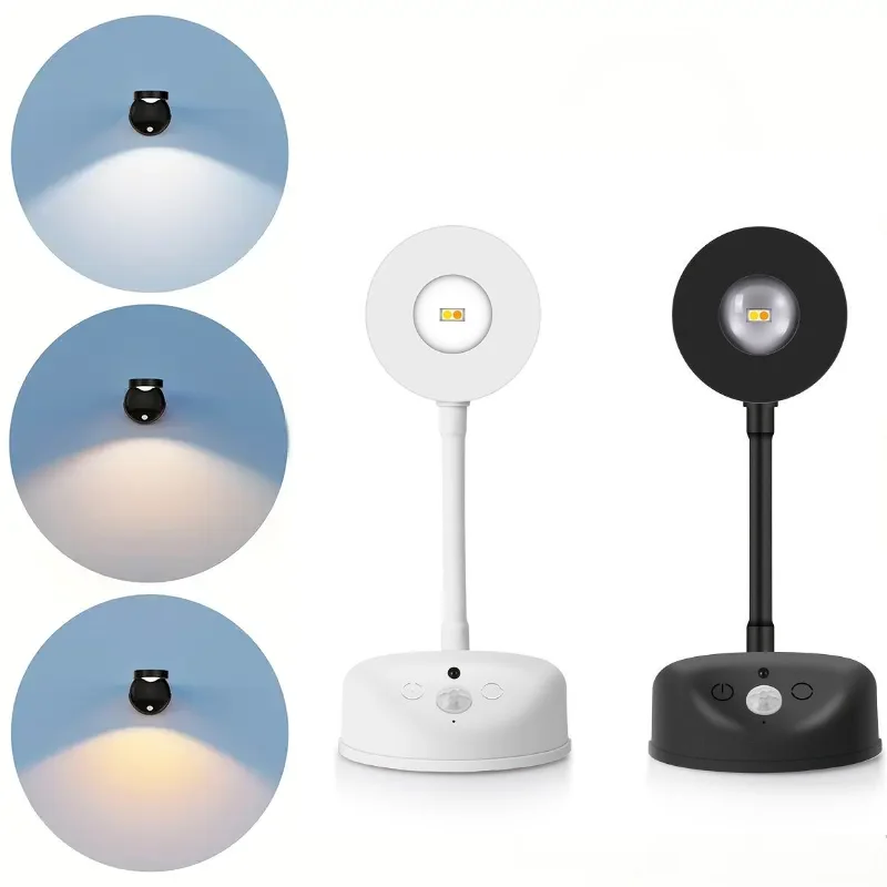 Moving Sensor LED Spotlight Rechargeable 3 Color Night Light Remote Control Wireless Wall Lamp for Stairs Living Room Hallway
Moving Sensor LED Spotlight Rechargeable 3 Color Night Light Remote Control Wireless Wall Lamp for Stairs Living Room Hallway