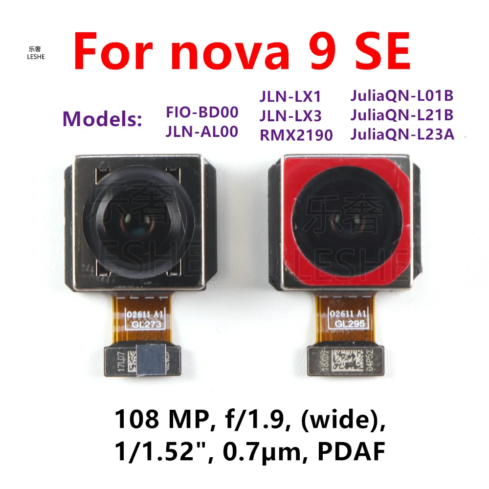 Задняя широкая камера 108 МП для Huawei nova 9 SE, большая основная задняя камера, вид сзади, гибкий кабель, запасные части для смартфона 
Задняя широкая камера 108 МП для Huawei nova 9 SE, большая основная задняя камера, вид сзади, гибкий кабель, запасные части для смартфона