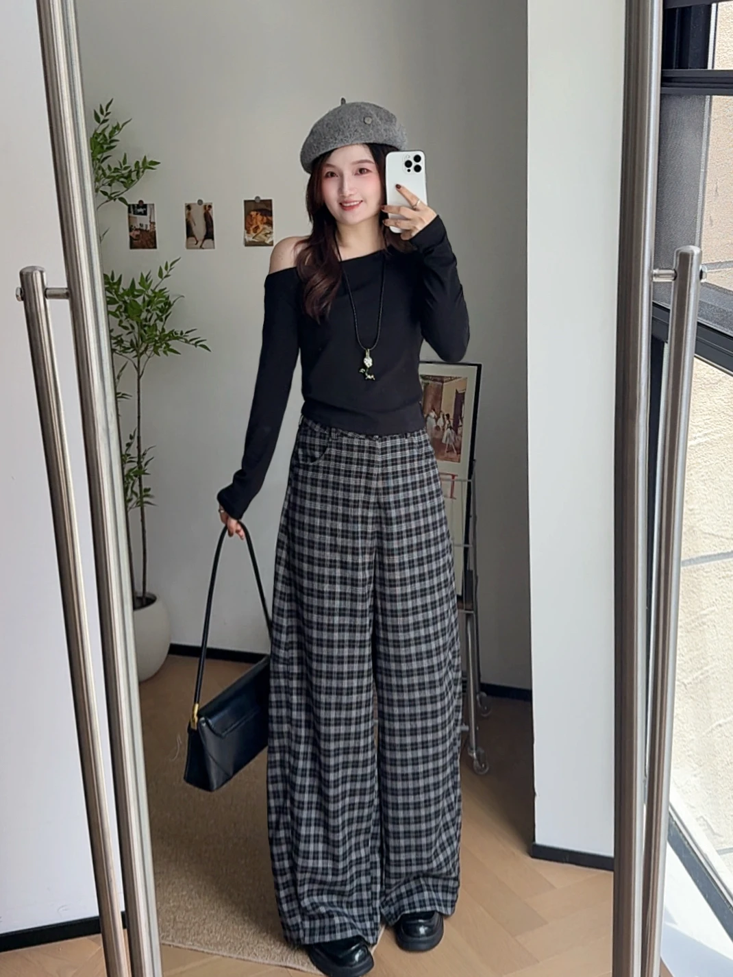 Slimming Plaid Pants High Waist Loose Women's Lazy Artistic Sle Autumn Faion Korean Retro Wide Leg Casual Trousers
Slimming Plaid Pants High Waist Loose Women's Lazy Artistic Sle Autumn Faion Korean Retro Wide Leg Casual Trousers