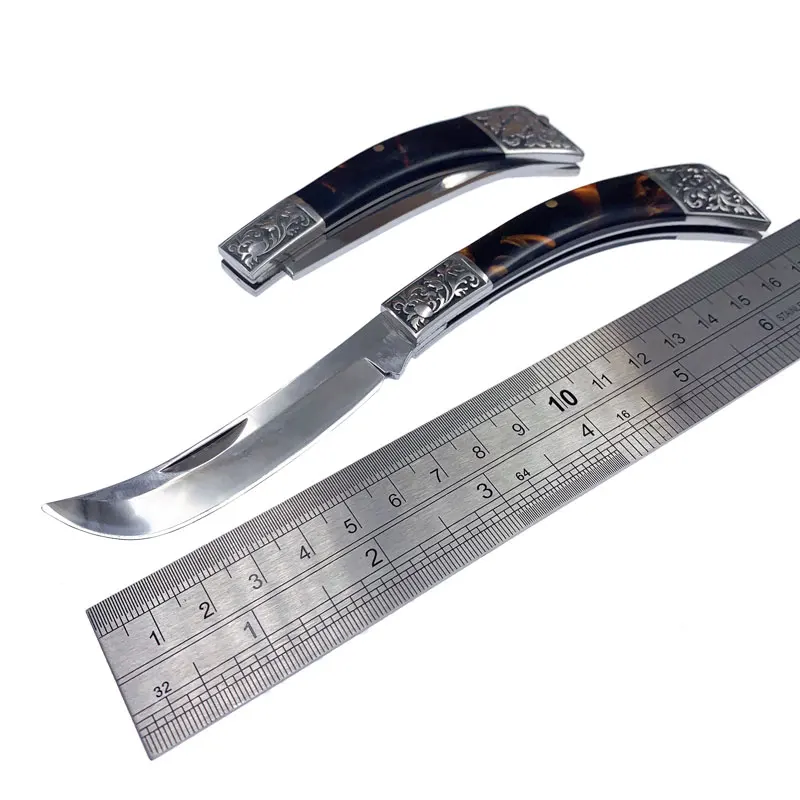 Dobeli 440C складной нож из нержавеющей стали с ручкой из смолы, красивый подарок, карманный нож, фрукты, уличный портативный инструмент для повседневного ношения
Dobeli 440C складной нож из нержавеющей стали с ручкой из смолы, красивый подарок, карманный нож, фрукты, уличный портативный инструмент для повседневного ношения