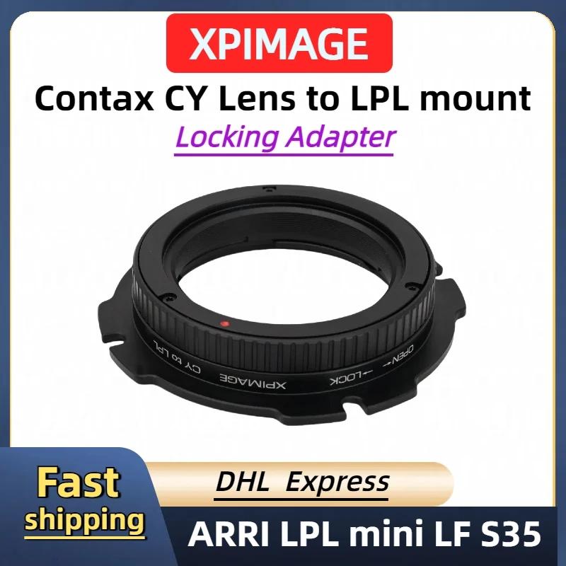 Contax CY Lens to ARRI LPL mount Compatible mini LF ALEXA S35 L/R to LPL Adapter XPIMAGE Change Adapter Contax CY-LPL mount
Contax CY Lens to ARRI LPL mount Compatible mini LF ALEXA S35 L/R to LPL Adapter XPIMAGE Change Adapter Contax CY-LPL mount