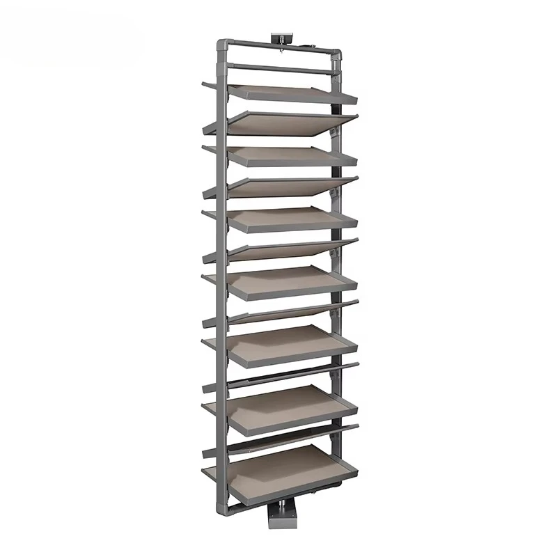 Built-in aluminum alloy 360-degree rotating shoe rack 17-layer shoe cabinet storage
Built-in aluminum alloy 360-degree rotating shoe rack 17-layer shoe cabinet storage