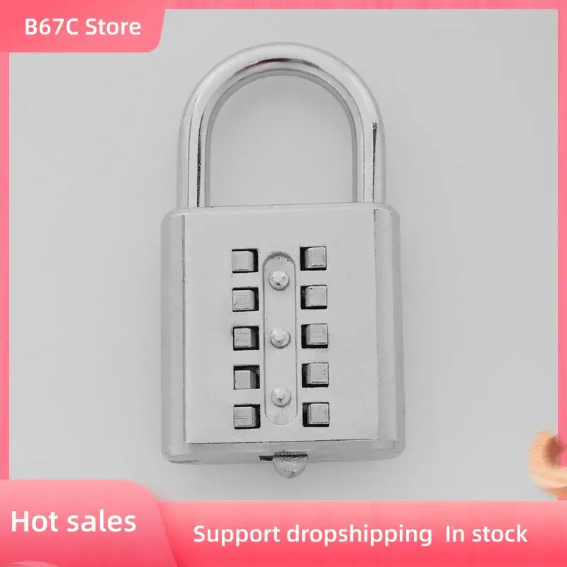 B67C 3X Anti-Theft Button Combination Padlock Digit Push Password Lock Zinc Alloy Security Lock Suitcase Luggage Coded Lock
B67C 3X Anti-Theft Button Combination Padlock Digit Push Password Lock Zinc Alloy Security Lock Suitcase Luggage Coded Lock