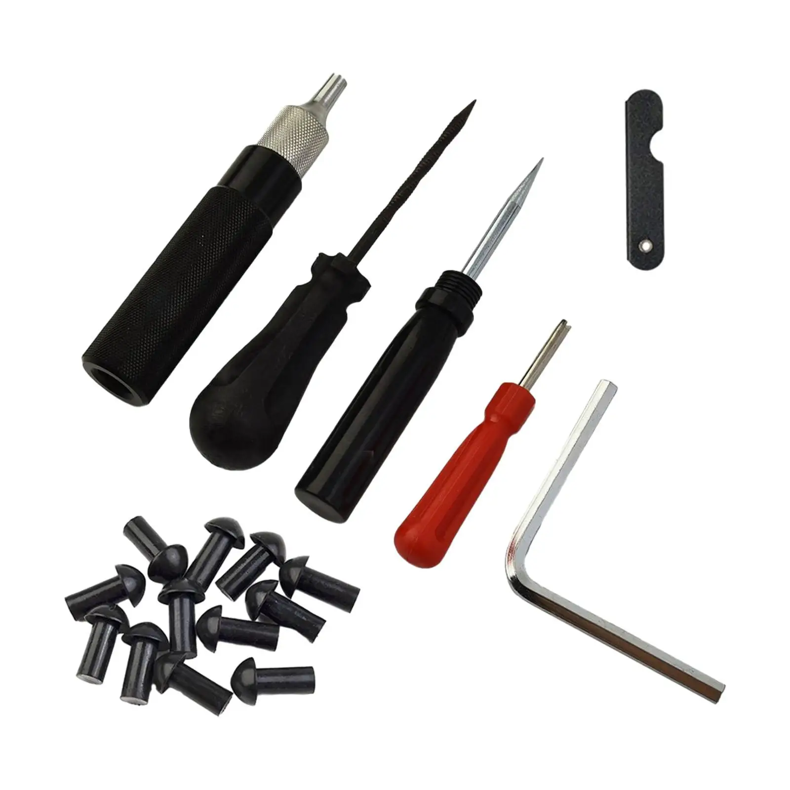 Easy Handling Tyre Repair Kit Lightweight Aluminum Alloy Tools Set for Car and Motorcycle Tire Fix
Easy Handling Tyre Repair Kit Lightweight Aluminum Alloy Tools Set for Car and Motorcycle Tire Fix