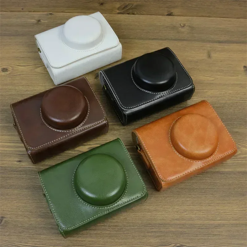 PU Camera Bag Suitable for Sony ZV-1II Digital Camera Bag Leather Case Zv-1F Zv-1/GR2/3 Portable Case Camera Accessories
PU Camera Bag Suitable for Sony ZV-1II Digital Camera Bag Leather Case Zv-1F Zv-1/GR2/3 Portable Case Camera Accessories