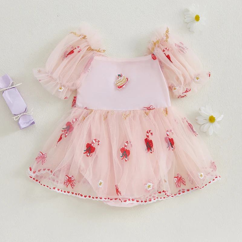 Toddler Christmas Romper Dress with Cute Reindeer Embroidery and Ruffle Sleeves for Holiday Festivities and Parties
Toddler Christmas Romper Dress with Cute Reindeer Embroidery and Ruffle Sleeves for Holiday Festivities and Parties